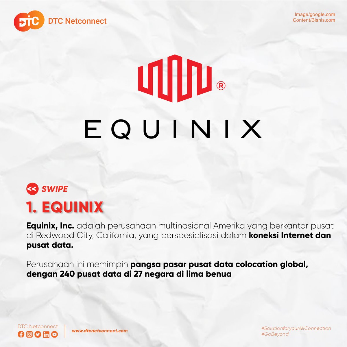 DNetconnect's tweet photo. Ini dia 4 perusahaan top data center yang ada di dunia.
Yuk simak mengenai negara asal dan jumlah kepemilikan data centernya di seluruh dunia.
#datacenters #datacenter #datacenterlife #datacentercabling #datacenterworld #cloud #cloudcomputing #cloudinfrastructure #cloudserver https://t.co/t3DH4BGfJ3