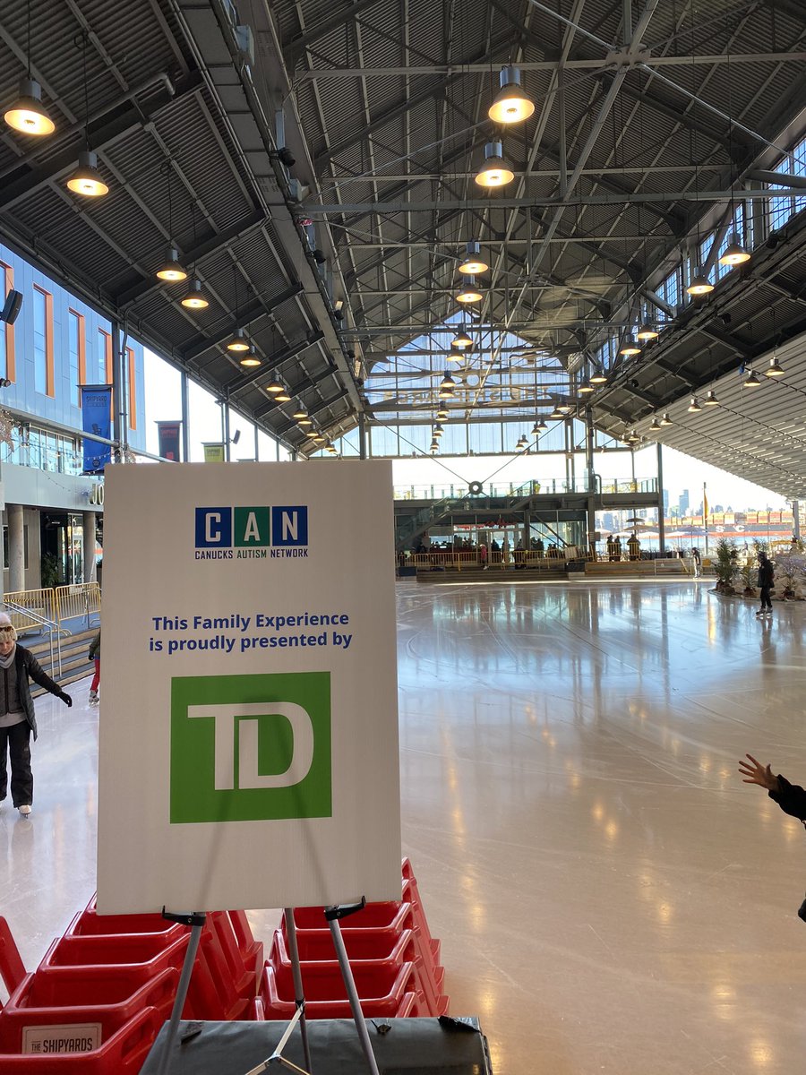 TD is proud to sponsor the Canucks Autism Network at the Shipyard Skating Plaza to provide a wonderful family experience on ice on a lovely sunny day. #PacGivesBack <a href="/juliearmour_td/">Julie Armour</a> @ChristinaSunwoo @Hi_Joanne_Leung <a href="/canucksautism/">Canucks Autism Network</a>