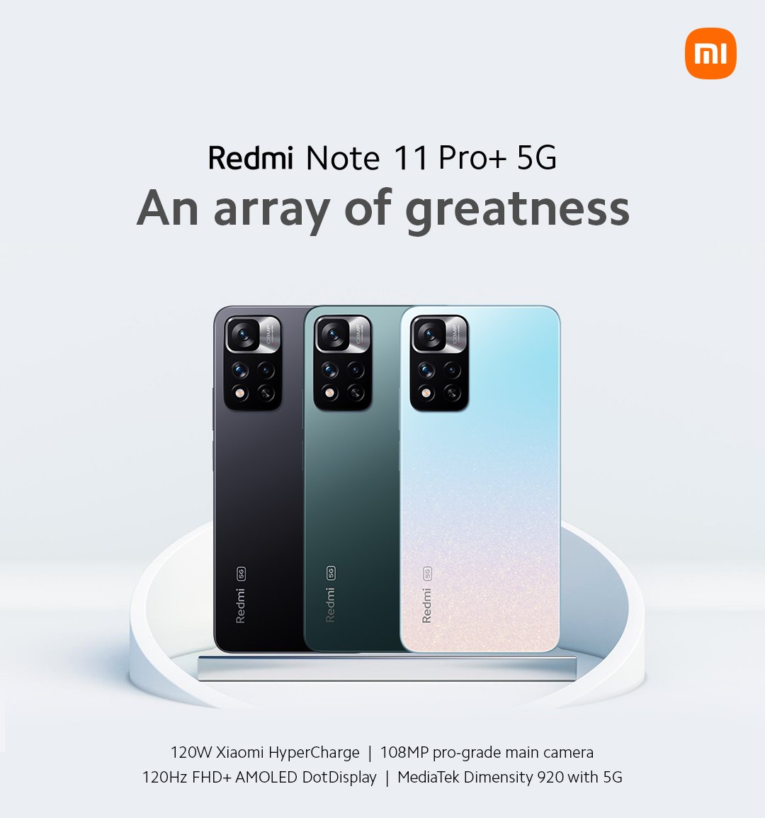 Xiaomi_Kenya's tweet image. If you were to be gifted a #RedmiNote11ProPlus5G today, which color will you choose?
✅Forest Green
✅Star Blue
✅Graphite Gray

Reply, like and RETWEET! Something amazing in coming!