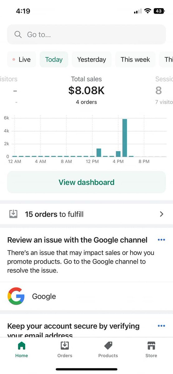 ShopifyValley's tweet photo. $8000 in one day and $25000 in less than a week. These are the mind-blowing results of a newly launched store.
Our Expert started this store almost a week ago and aggressive marketing on almost every platform. From the second day, it started producing excellent results and sales. https://t.co/cYjNGZb7FM