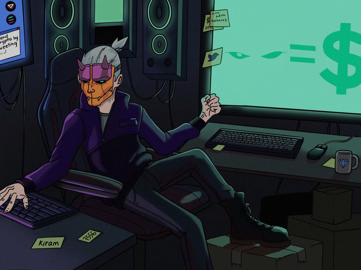 kiram_sol's tweet image. I show you my art, I tried very hard, I hope you like it. For my fam! I didn't know how to express love to the whole community and decided to draw art! Thank you to everyone who is here - you are the best! ❤️ @_AnonNFT @GhostKidDAO #NFT #SOL