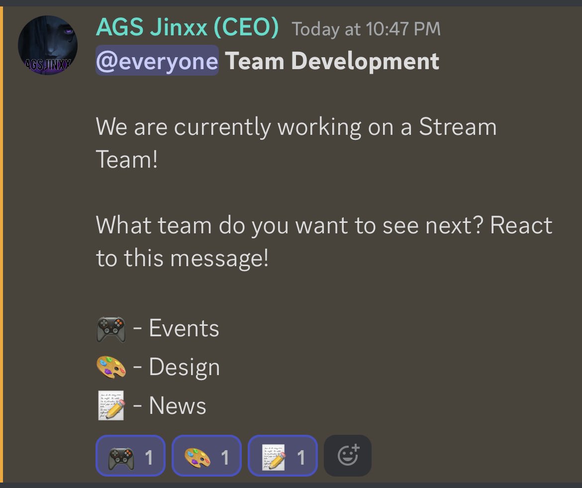 AGS_HQ's tweet photo. What would your vote be?!
#gaming #teams #gamers #xbox #pcgaming #PlayStation5 #switch #gamingcommunity #Recruiting #retweet #gamergirls #eventsteam #designteam #newssteam #streamers #streamersteam https://t.co/NevsUETc9g