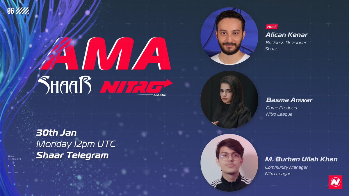 nitroleaguegame's tweet photo. Racers unite! Get ready for an epic AMA session with @shaargame on Monday, Jan 30th at 12 pm UTC.

Join us on Shaar TG: https://t.co/dCgZb9afS8 

Discover all the exciting details &amp; inside scoop about Blueprints with Nitro League Team!

#NitroLeague #Blueprints #AMA https://t.co/xQi6qzgF8G