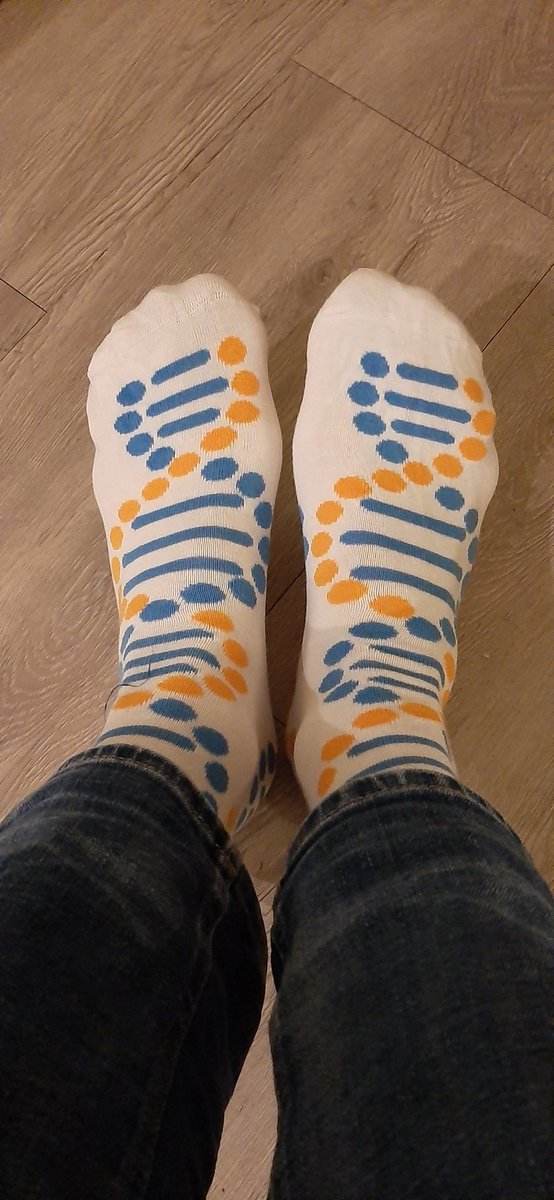 Nerd alert! 🧬 I have a lot of printed socks, but these are the proper king 🤴 and queen 👸 of the sock drawer! 🧦 <a href="/PhaseGenomics/">Phase Genomics</a>  <a href="/genetwister/">Genetwister Technologies</a>