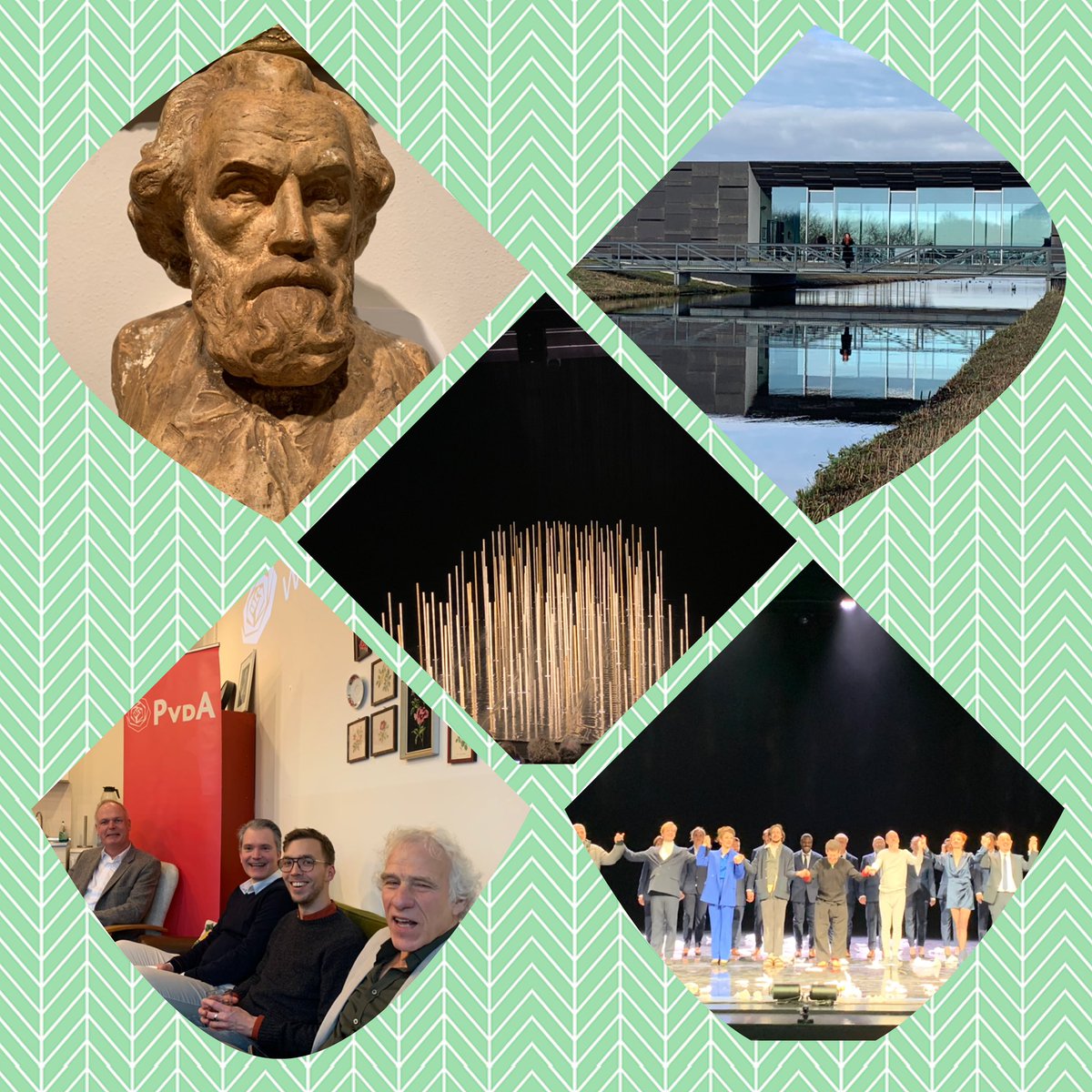 Een rijk gevuld weekend: Museum Heerenveen, Belvedere Oranjewoud, De Schuur Haarlem, Politiek café PvdA Zuid-Kennemerland en Rijnland, afgesloten met Don Quichot in de schouwburg Haarlem#domelanieuwenhuis #belvedereoranjewoud #dewanen #opera2day