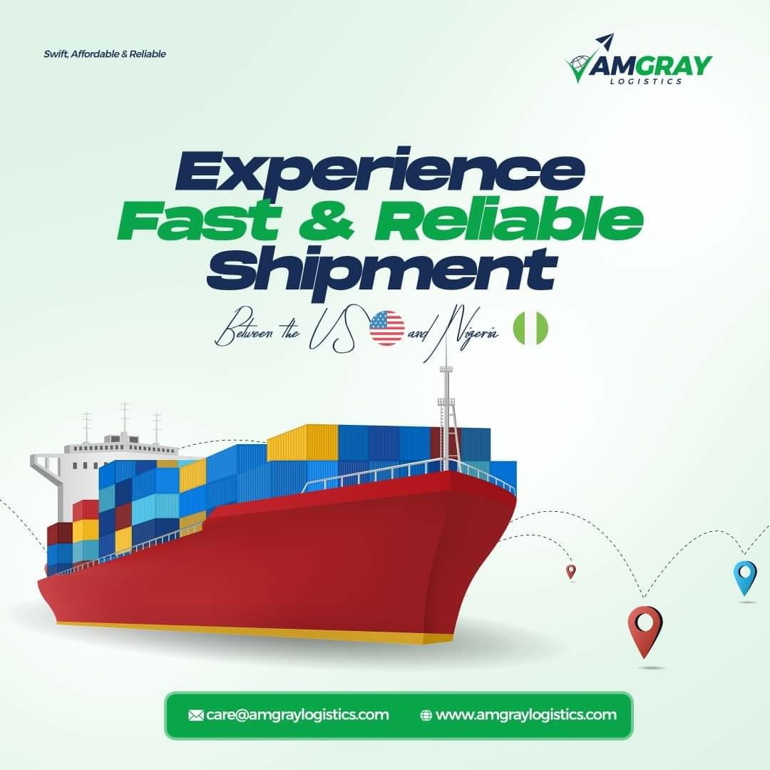 From foodstuff, clothing, cosmetics and electronics to procurement and delivery, we've got you covered. 

Experience the best in international shipping with us.

#amgraylogistics #houston #lagos #ReliableShipping #USAtoNigeria #SeamlessDelivery