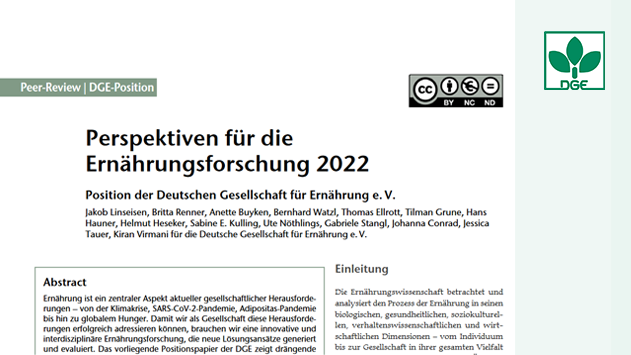 dge_wissen's tweet photo. Auf #DGE_Blog fasst Prof. Dr. Jakob Linseisen zentrale Aspekte aus dem "Positionspapier zu den Perspektiven für die #Ernährungsforschung" zusammen. Die #DGE-Arbeitsgruppe Ernährungsforschung veröffentlichte im Dez.'22 das Positionspapier in der @EUmschau. https://t.co/bQOquvUPvA https://t.co/TLQJhGw6xD