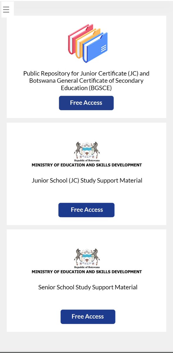 Please tell your kids,siblings,friends at  JC &amp; BGCSE level about the BOU website .On it they will find syllabus,revision notes and revision question  papers for most if not all of their subjects .

Share to save a life.