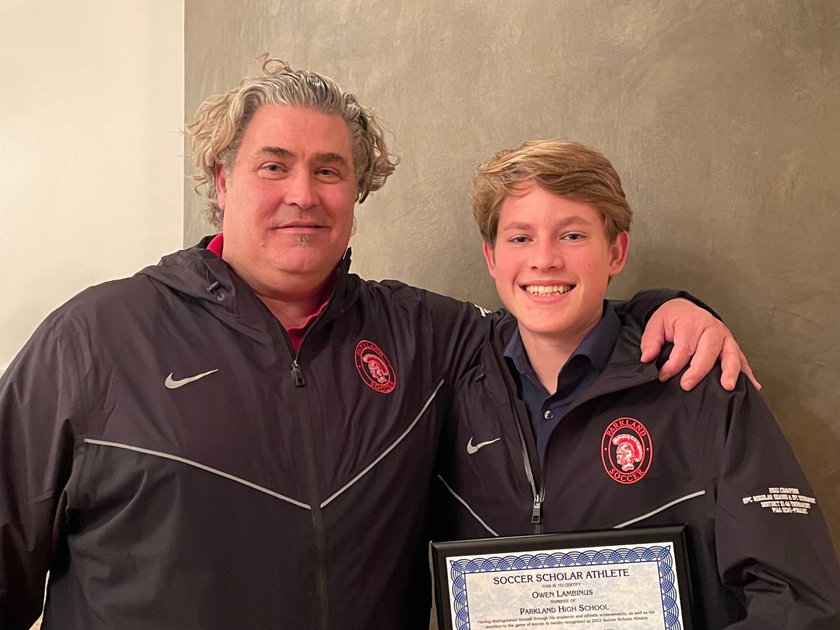 Parkland_Soccer's tweet photo. Congratulations to our Lehigh Valley Soccer Scholar Athlete,  Owen Lambinus!  Lehigh University is getting a good one! https://t.co/4YTIMOxzyW