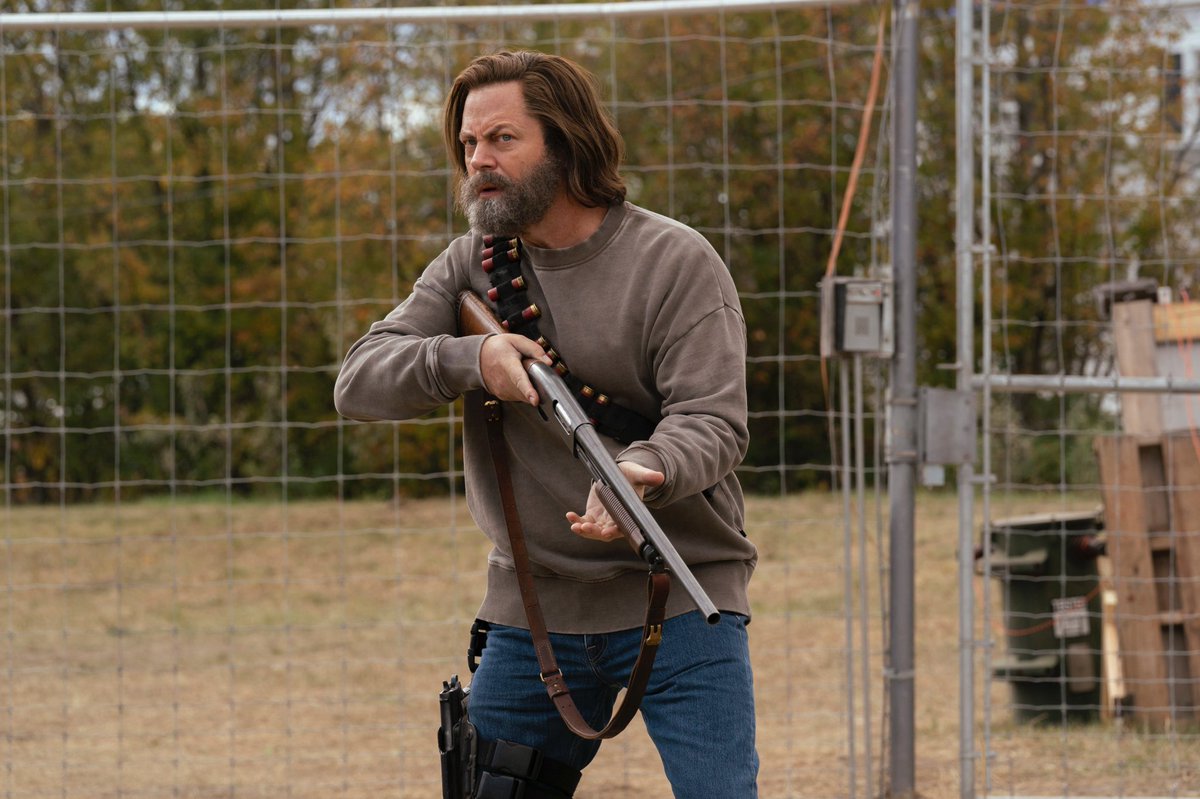 thelastofbr's tweet photo. olhei rapido achei que era o jesus de the walking dead #TheLastOfUs https://t.co/PNmaa8vZXM