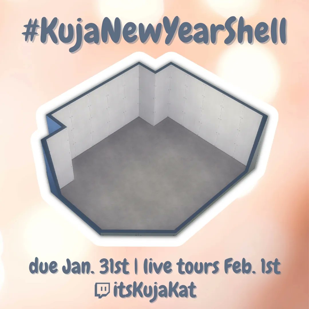 itsKujaKat's tweet photo. REMINDER: the #KujaNewYearShell challenge deadline is quickly approaching! 

#TheSims4 #ShowUsYourBuilds https://t.co/00BW9Eg6sa