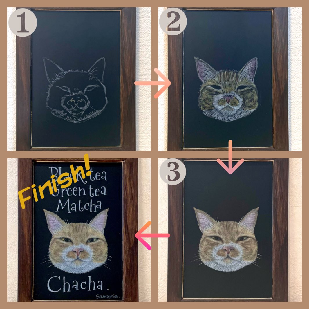 samansa05290201's tweet image. ♡今日の猫あるある♡ 
Tea Menu 🫖?
#茶白猫　
#teamenu 🍵
#黒板アートで
時々つぶやくよ
#猫あるある 
#犬あるある　
#blackboardart  🎨
#cat 🐈 and #dog 🐩
#icanrelate 😁