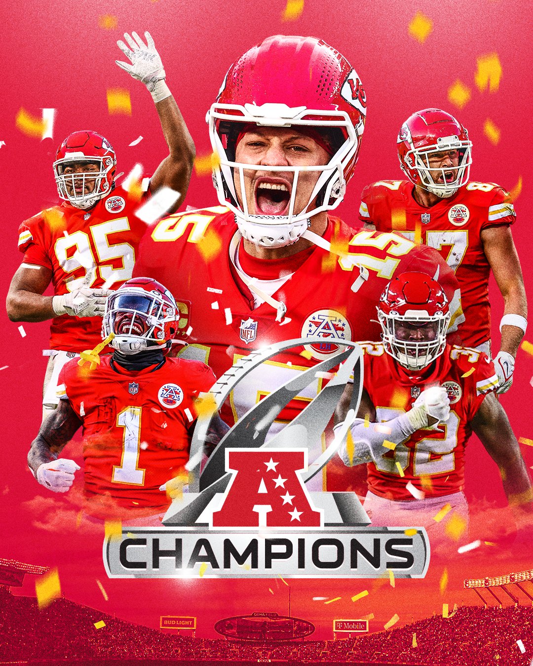 Kansas City Chiefs Super Bowl LVII (2023) CHAMPIONS 6-Player ...