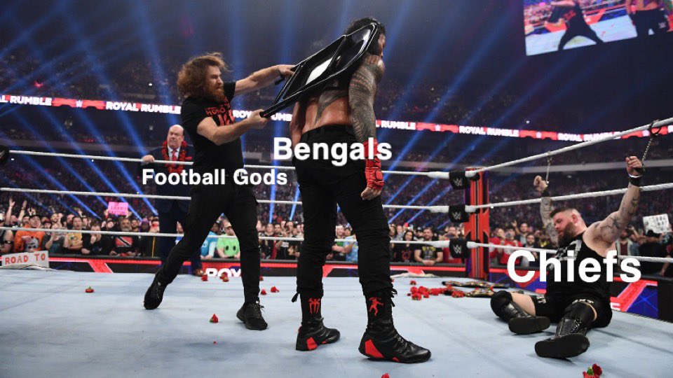 The football gods strikes once again on the Bengals
