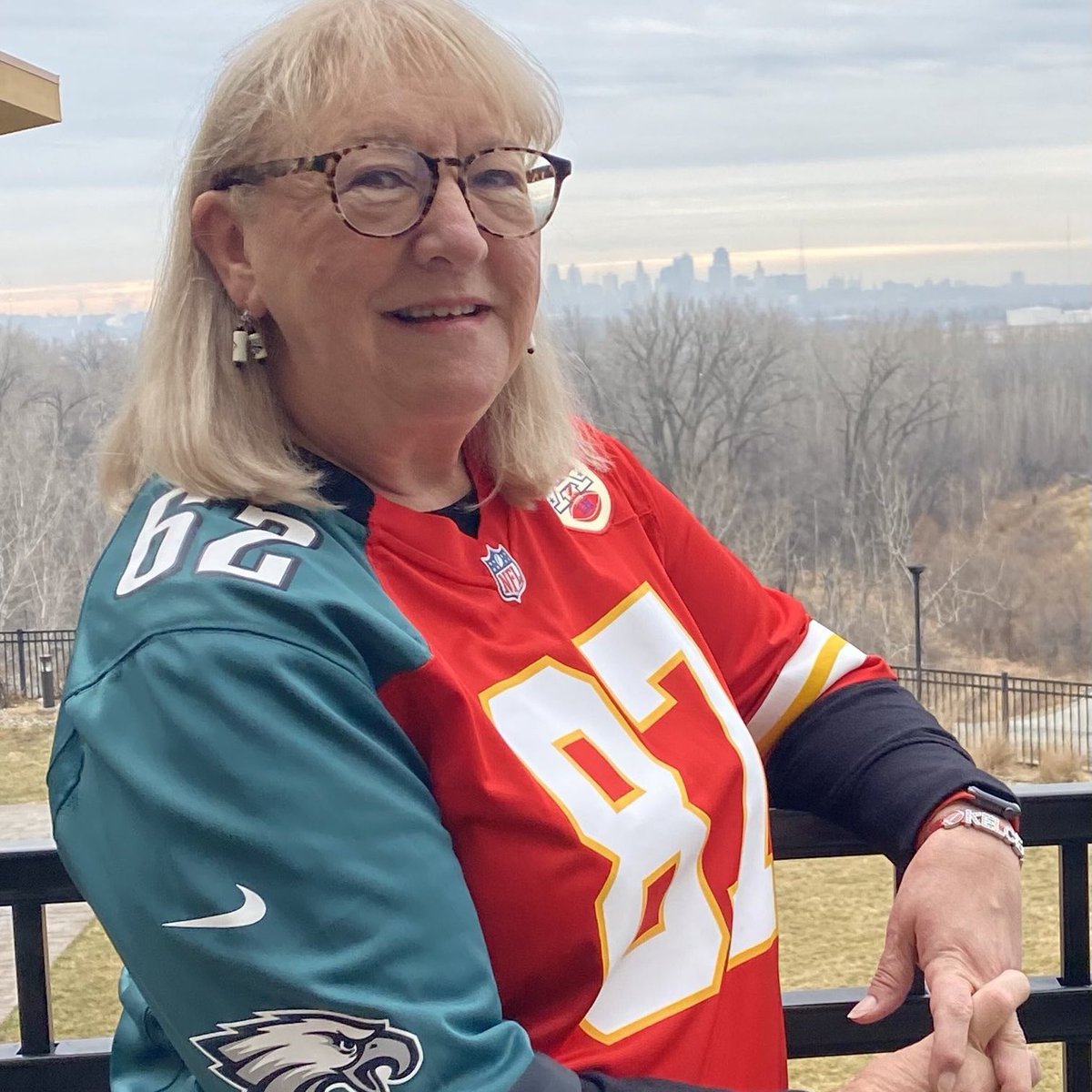 At Super Bowl LVII, Donna Kelce will officially become the first mother to have two sons play against each other in the Super Bowl.