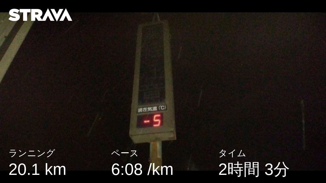 tobishimarunner's tweet photo. 足元が白い中20㎞
ホントは30㎞の予定だったけど…
夜中に走ると日曜日がしんどい💦💦
100㎞とウルトラトレイル走れそうにないな… https://t.co/L9Kupk8EhG