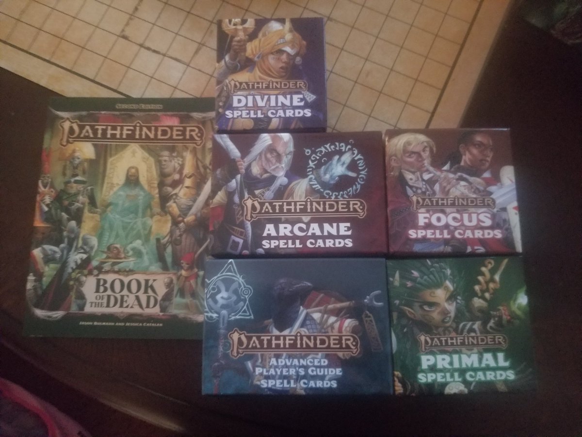 Blast it @paizo I went and did another thing again. #Pathfinder2e #ttrpg #paizo #OpenDnD  Also I was serious before about anyone wanting a GM in the West Valley. 😎🎲