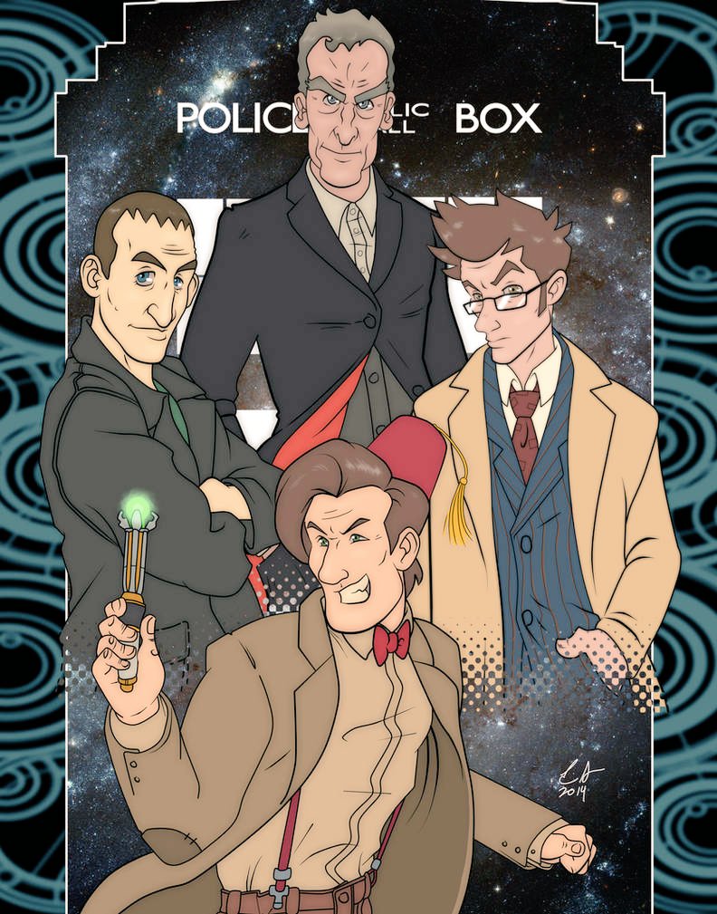 「 I was a diehard Doctor Who fan in the e」|ZombieErnieのイラスト