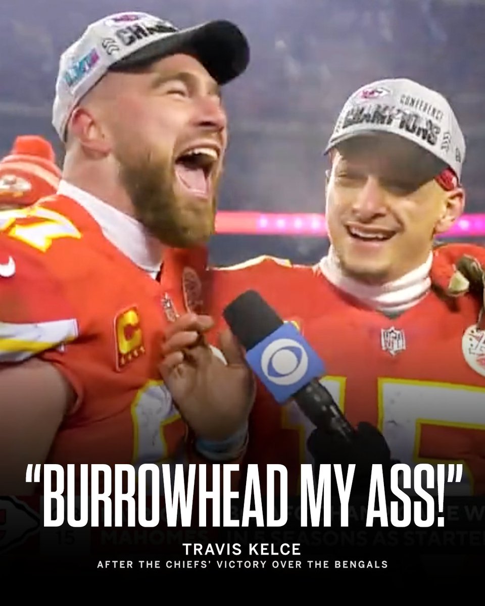 Travis Kelce had to let 'em know 🤣