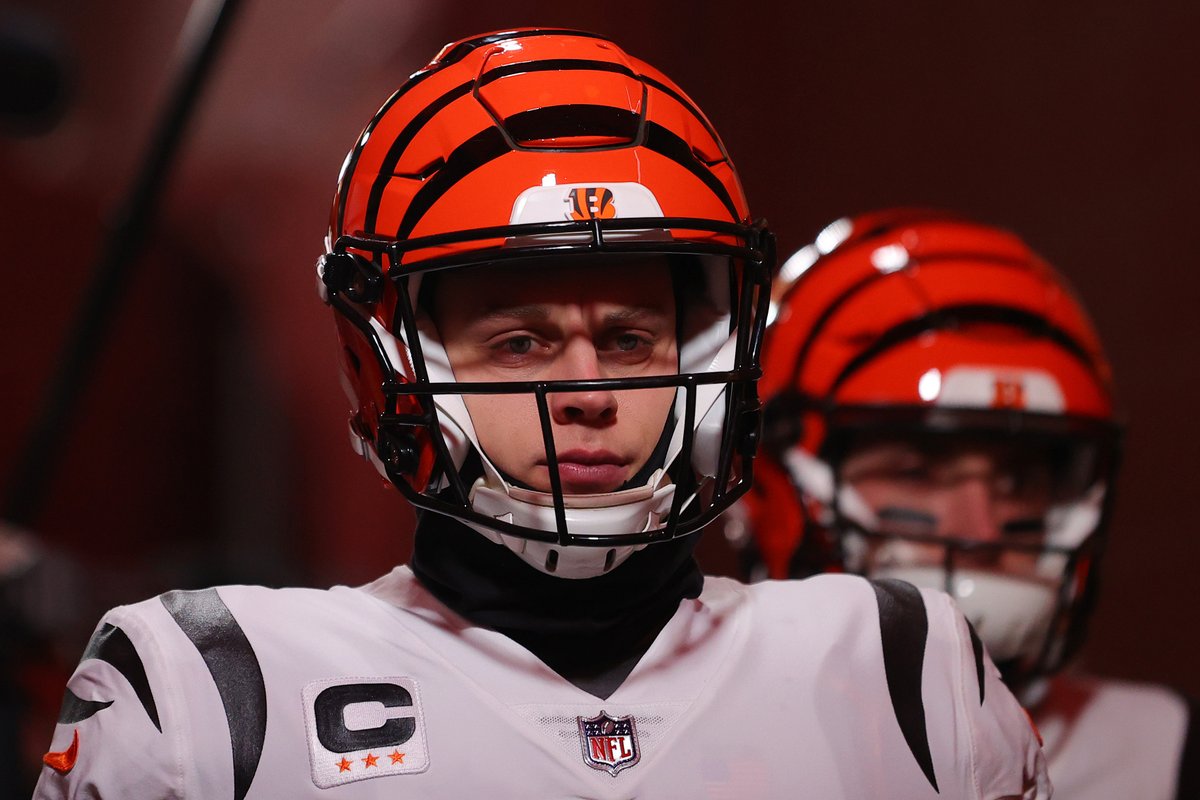 NFLonCBS's tweet photo. Joe Burrow first 3 seasons in NFL

2020: season-ending injury
2021: Super Bowl Appearance
2022: AFC Champ Game Appearance

He'll be back https://t.co/hdYsxyUnWm