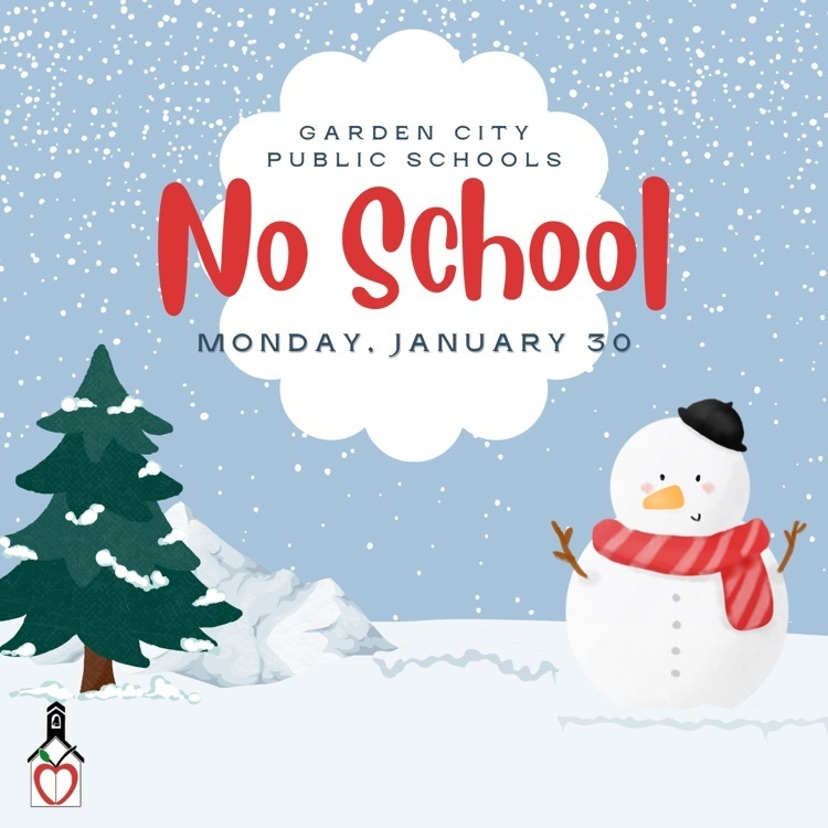 USD457's tweet photo. Due to extreme weather conditions, there will be no school on Monday, January 30. https://t.co/D0bQ4ugocm
