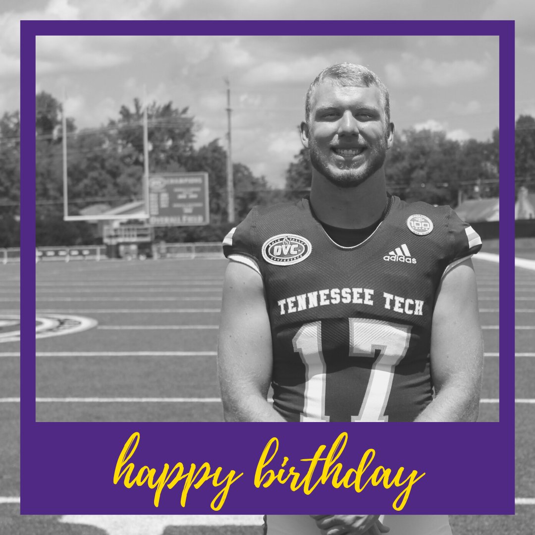 Happy <a href="/TNTechFootball/">TTU Football</a> birthday to <a href="/cole_putnam/">Cole Putnam</a>. Hope you have had a great day!