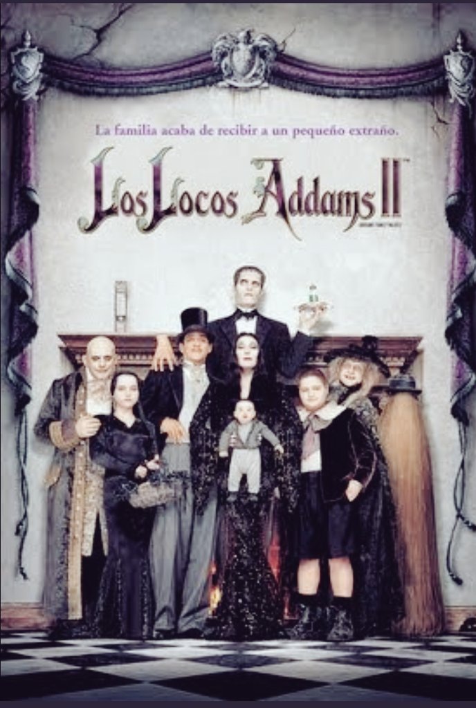 francis_n19's tweet photo. Esta noche revisité mi infancia al ver de nuevo #LosLocosAddams2 imperdible película tan buena o mejor que la primera entrega. https://t.co/rKqbX6SMSP