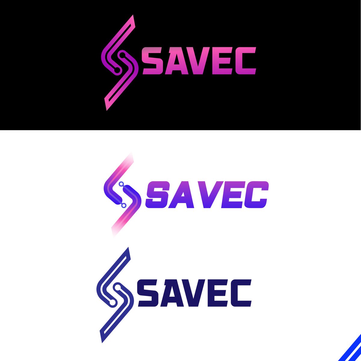 MdSohan99528536's tweet image. #SAVEC a Technology company logo created by me!!