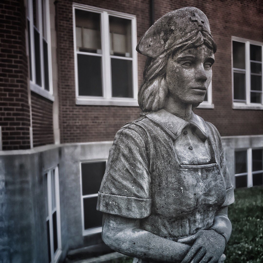 April_Slaughter's tweet photo. Revisiting old haunts.
The guardian nurse of #WaverlyHills.
This location, no matter the hype, is legitimately one of the most active #paranormal locations Iโve ever had the privilege of spending time in.
#paranormalresearcher #notmyhobbymyjob #ilovewhatido https://t.co/nHOTPRBWGs