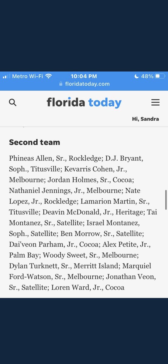 D1nate52's tweet photo. Blessed to make the All-Space Coast second team defense. #junior #DE #Bulldogs #gridin #big52 https://t.co/X576TPw8oj