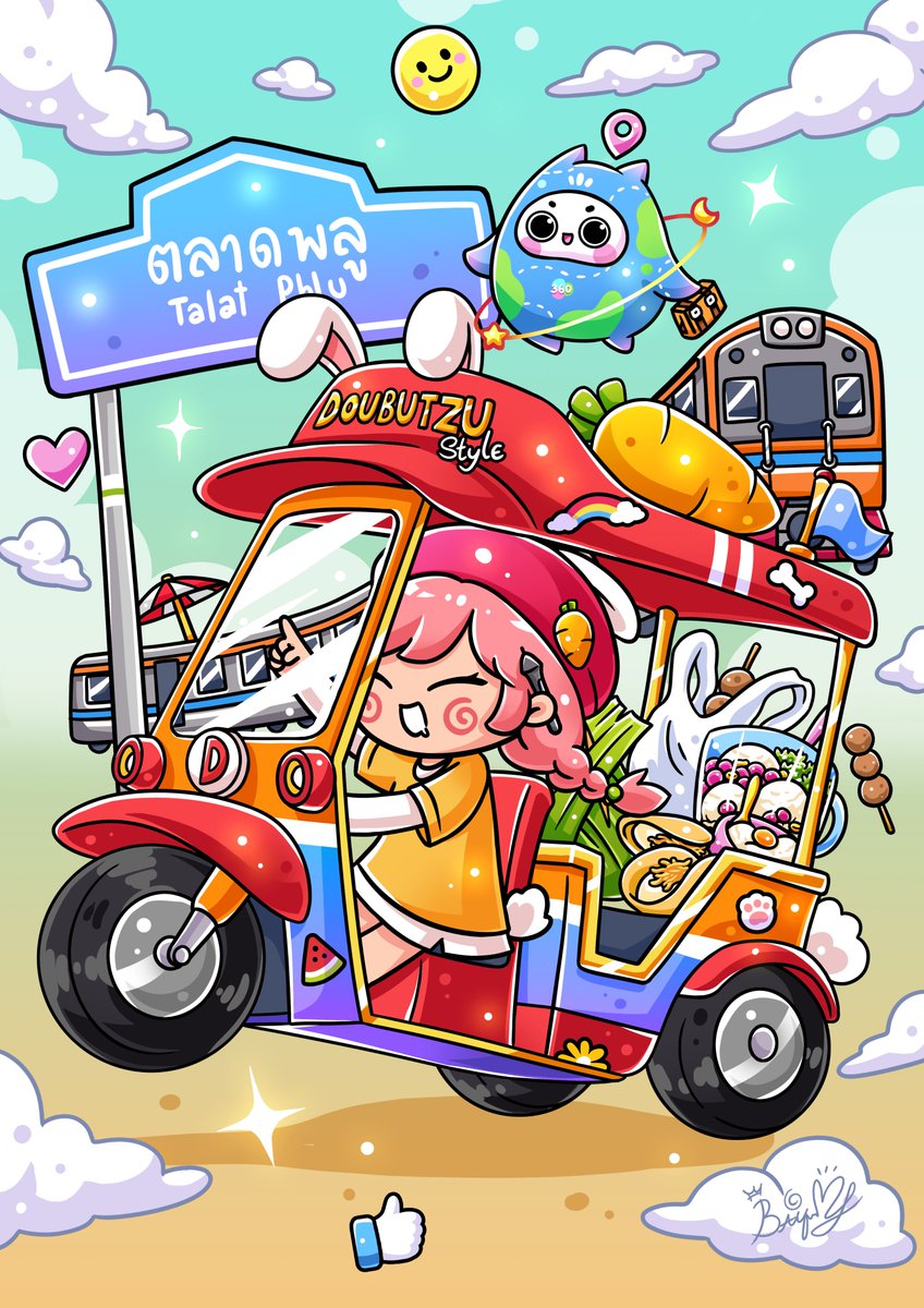 Douby at Talat Phlu
มนต์เสน่ห์ที่น่าหลงไหลและความสนุกในการเฟ้นหาของอร่อยณ ตลาดพลู กับน้อง 360❤️
'ฉันจะเป็นสุดยอดนักล่าอาหารให้ได้เลย' - Borbaibern
 #NFT360Artist #urbanNICEzation #DoubutzuStyle