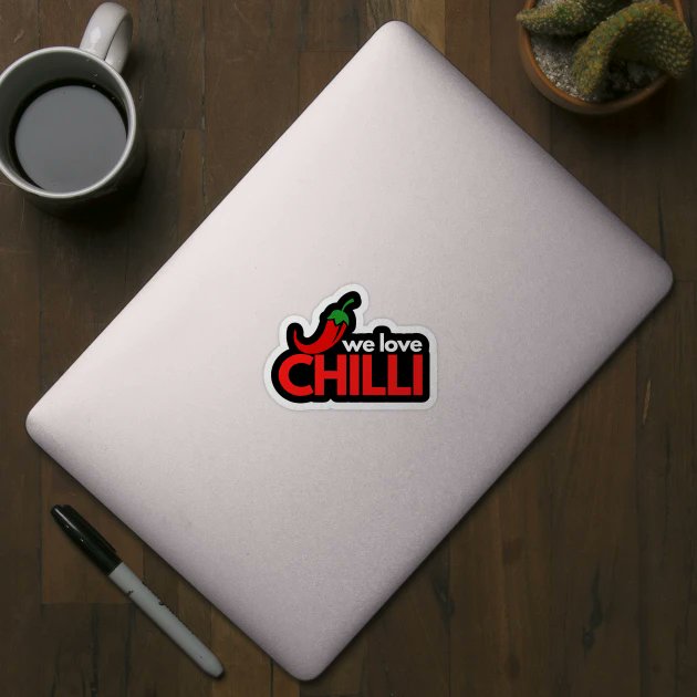 ArtcreativeSacb's tweet photo. We Love Chilli - Red Chili Pepper Sticker   https://t.co/yoCLFPmaLJ https://t.co/6Xtmi9uwk6