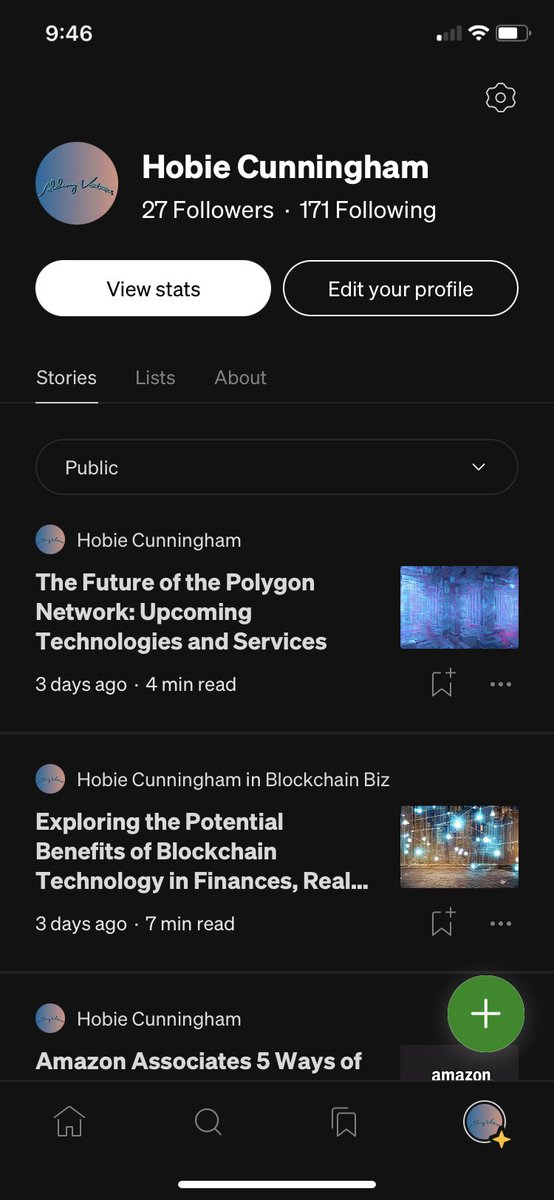 Go follow me on Medium. Link in bio
Trying to raise my followers. Just got my first published article with <a href="/BlockchainBizHQ/">Blockchain Biz</a> 

#blogger #writer #NFTCommmunity #NFTArts #retweet #gofollow #medium #mediumwriters #artist #pisces #infj