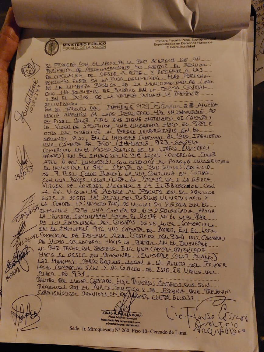 julianaoxenford's tweet image. Aquí documento completo del acta fiscal con perito balístico. Las pruebas: