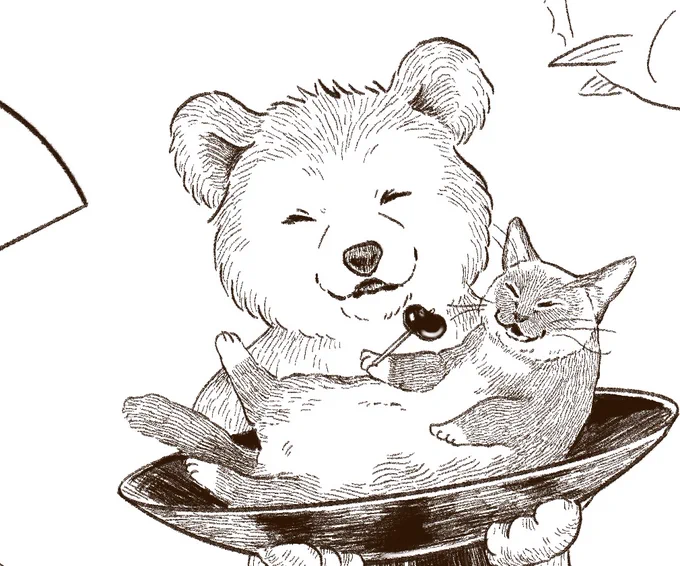 正月絵の進捗です(正月絵!?) 