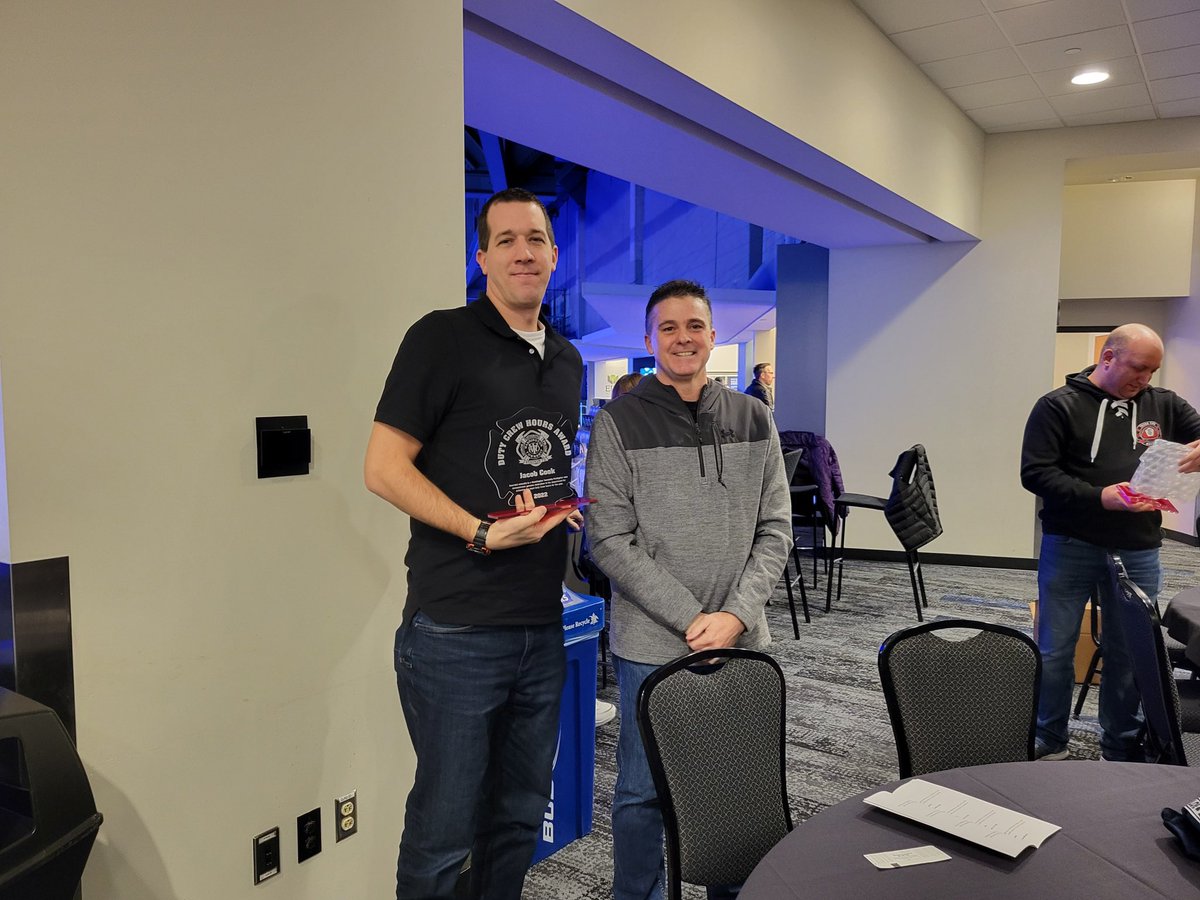 ronkay8668's tweet photo. Enjoyed the opportunity to celebrate a successful 2022 with the WTFD at our annual Family Appreciation Night. Congrats to our year end award winners: Jody Gruesbeck, Chad Klavinger and 2022 WTFD Firefighter of the Year Captain Jacob Cook. https://t.co/u9h0D4Ku4Y
