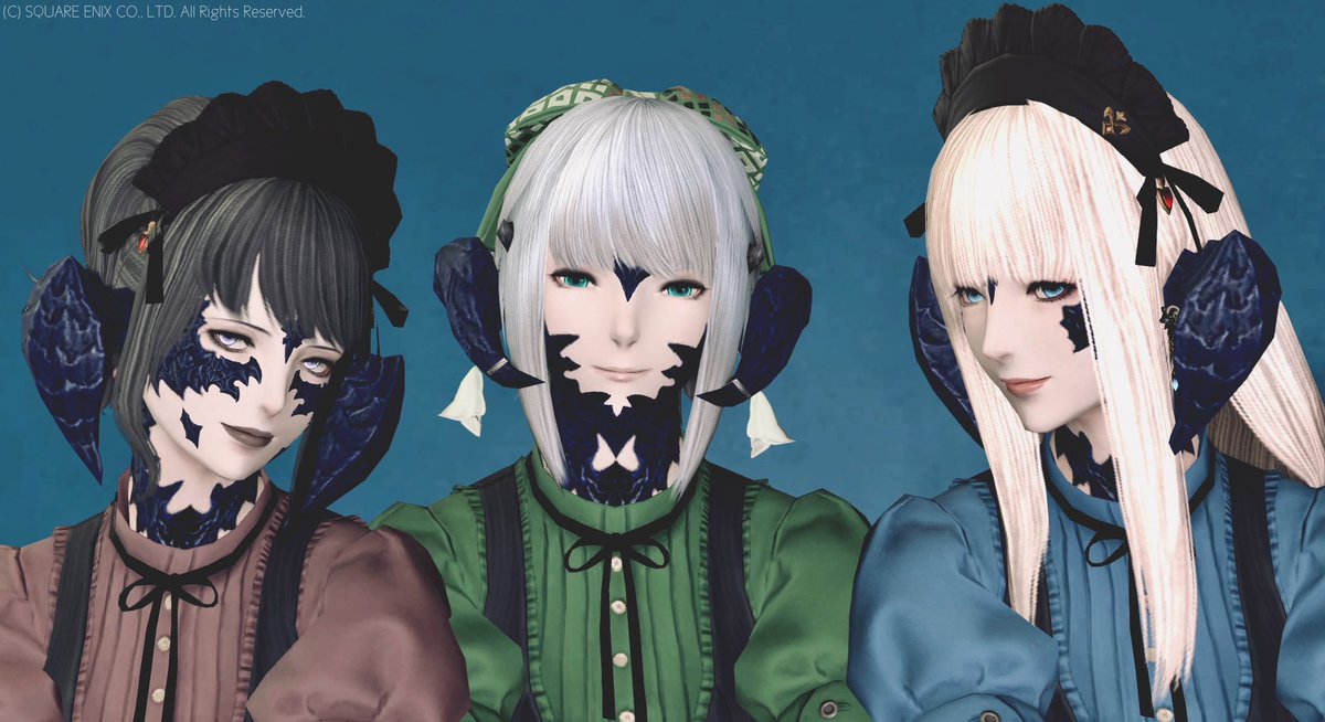 Layla_D_ff14's tweet image. 久々のつよかわｱｳﾗﾁｬﾝ集合
     〜💚💙💛❤️💜〜

 #PiAce  #FF14  #アウラ