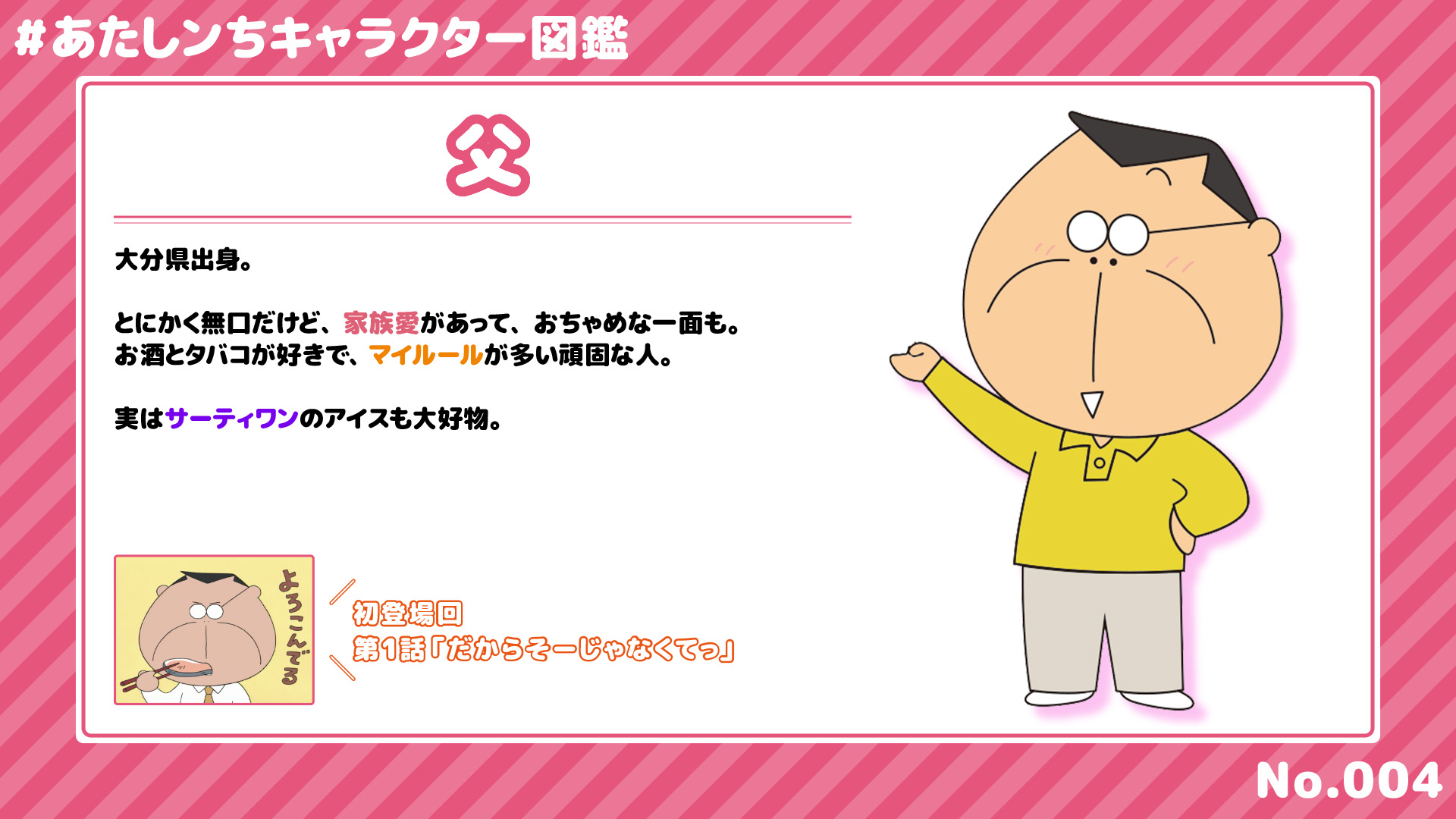 あたし ン ち 父