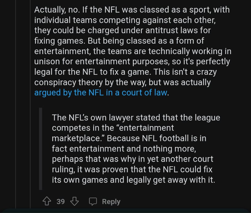DeEmErZ9o2's tweet image. Is NFL a sport? 
#NFLPlayoffs #nflscripted 🤔
