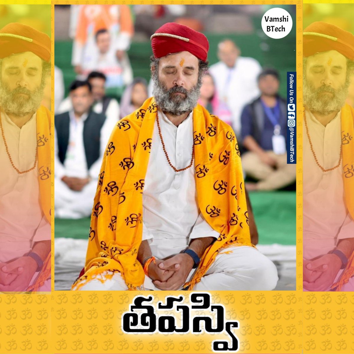 VamshiBtech's tweet photo. #Tapaswi
#RahulGandhi
#BharatJodoYatra
#INCTelangana https://t.co/zUyD6EIw9h