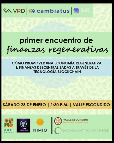 muguika's tweet photo. Finally!! this weekend we had our #ReFiSpring event in Monteverde, #costarica organized by Verdes Monteverde (lead by @HippieJellyFish) & @_cambiatus with support from Fondo Comunitario Monteverde @nimiq @latamgguild & @CofiBlocks ๐ check out this ๐งตto see what we did together! https://t.co/BHIIxElI2q