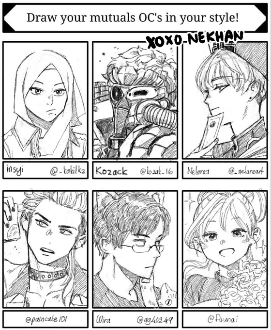 It is done, thanks for joining! 🥰🫶✨
@_kakilkz @Kozak_16 @_nelareart @paincake101 @ag40249 and @fisunai_ 