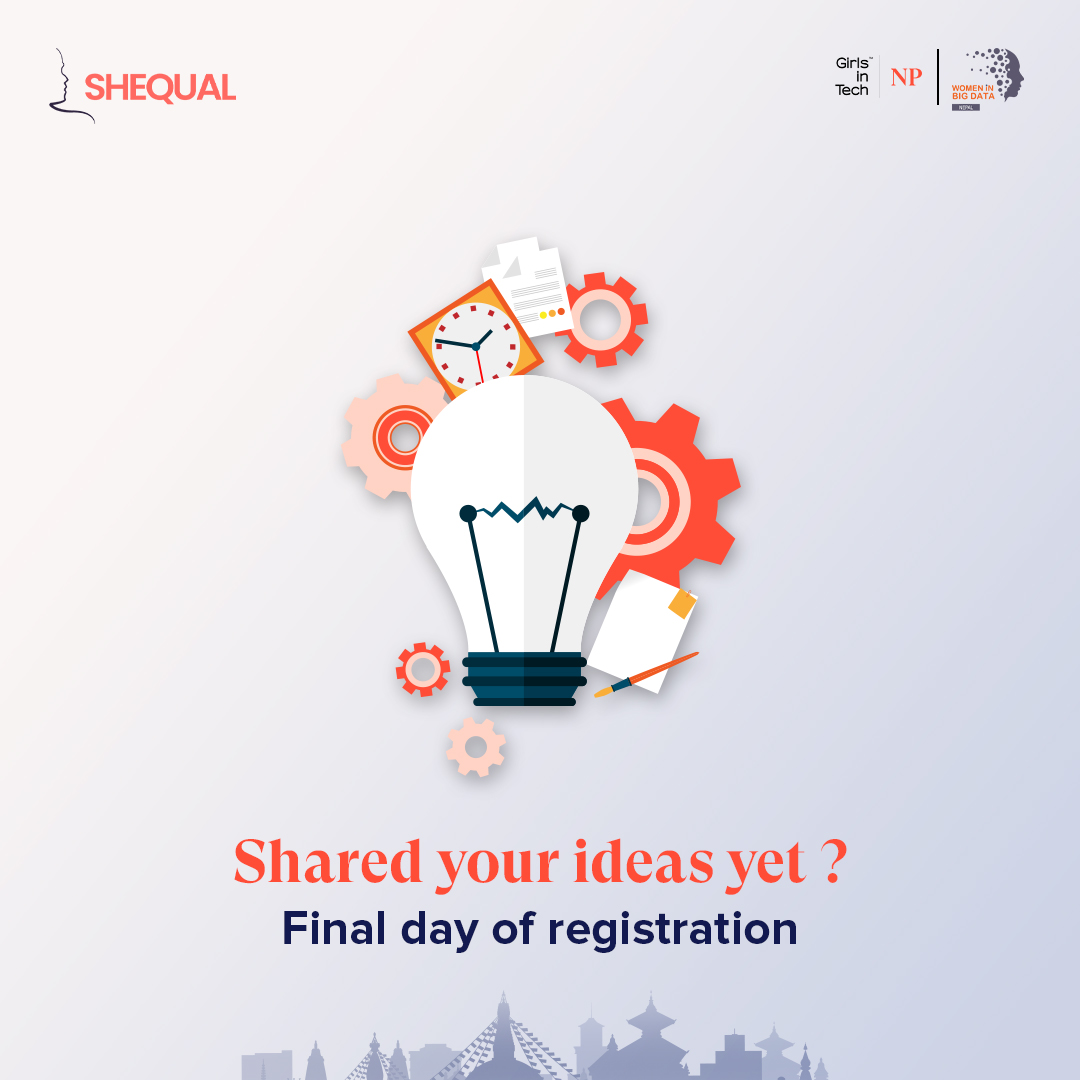 shequal_org's tweet photo. Attention all tech enthusiasts! Last day to register for @Ncell presents Hacking for Humanity!!
Register now, share your idea, and let's make this hackathon one to remember!
#h4h #allfemalehackathon #hackathon #itshertime https://t.co/6fO9AIxWC8