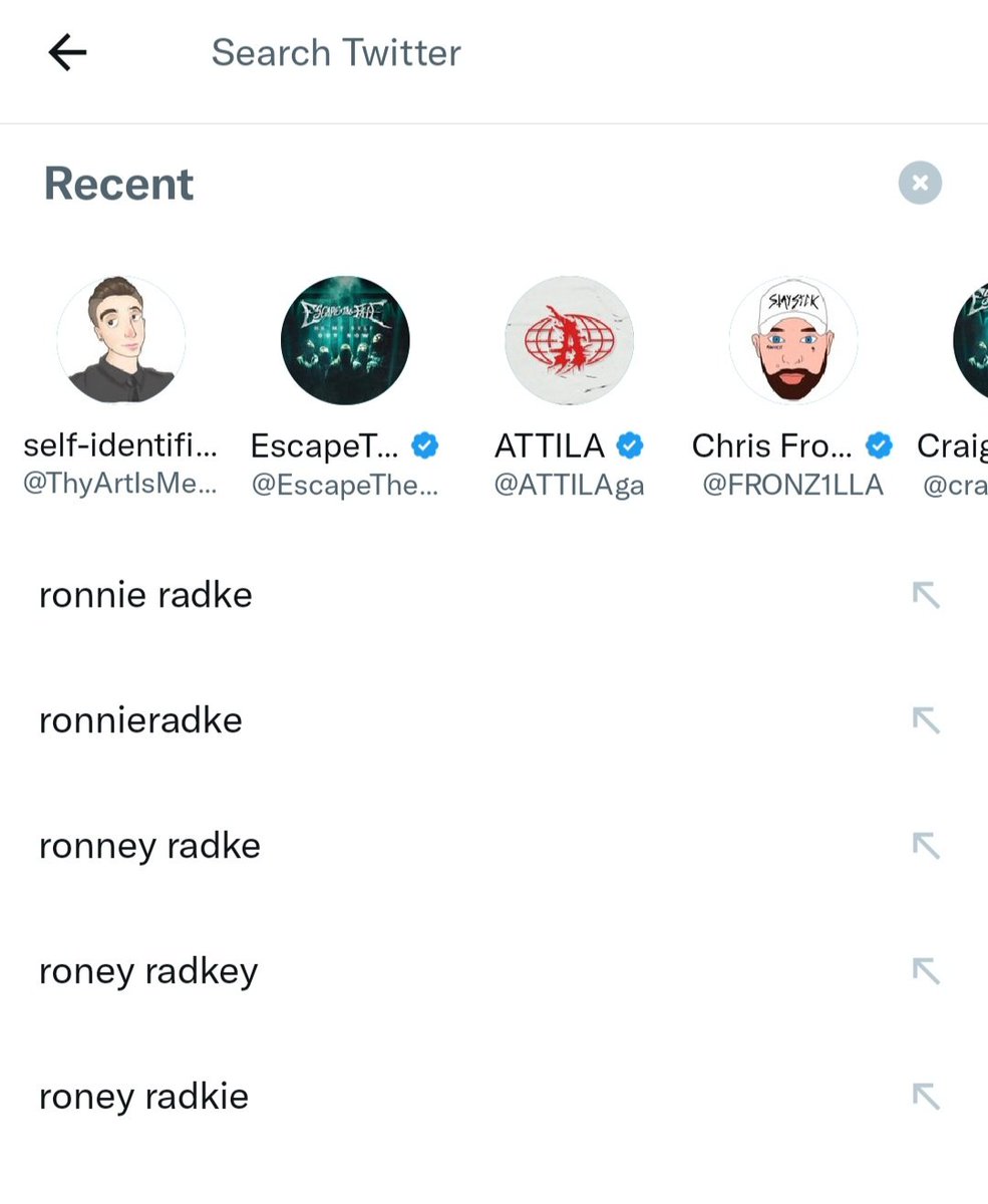 metalshellmedia's tweet photo. This is what Ronnie Radke's Twitter Search History looks like https://t.co/32En1K7Q9f
