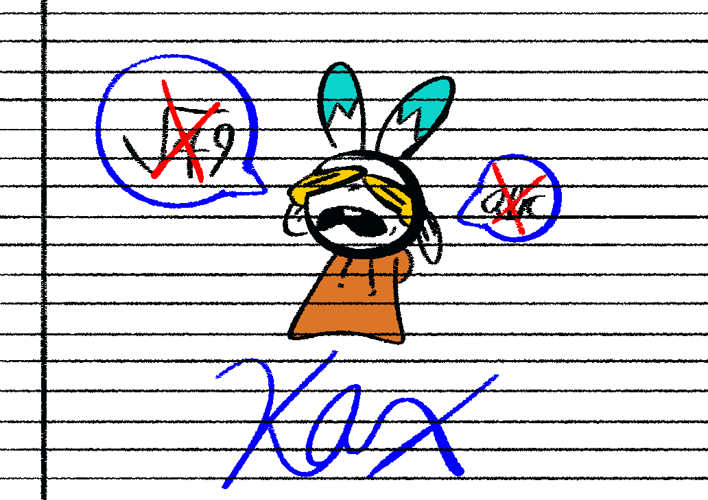 _k_uni's tweet image. she don't like school