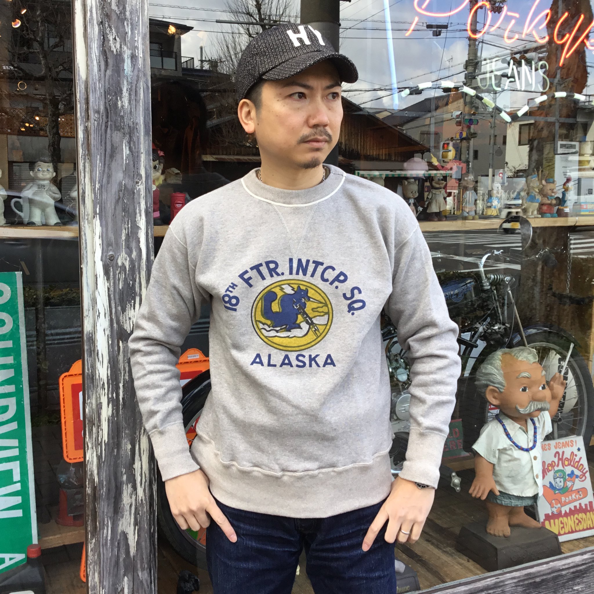 Warehouse トレーナー 38 グレー ALASKA Warehouse トレーナー 38 グレー ALASKA