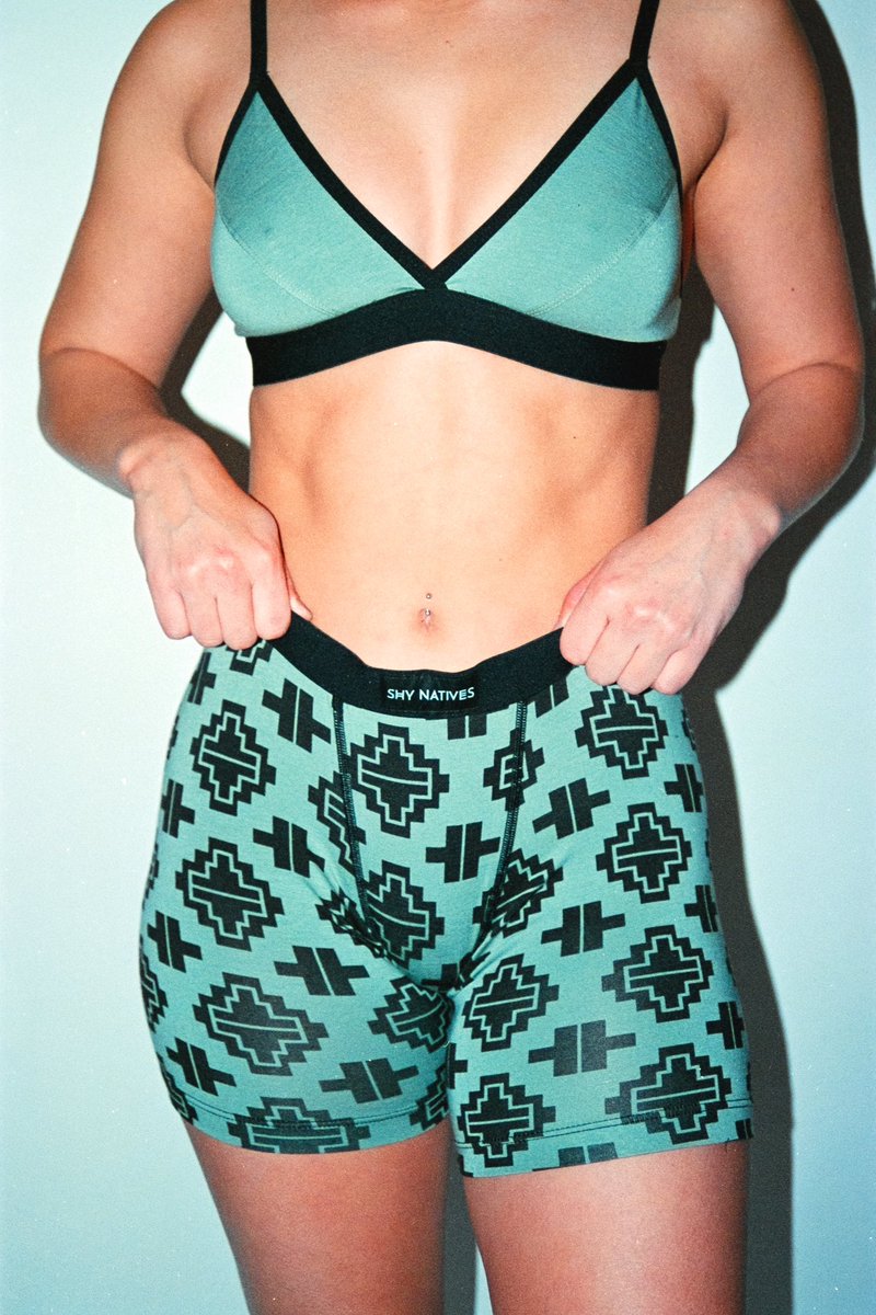🌿Lingerie drop has dropped!!!! Sage color way available now. WE DID IT 🌿 💘💘💘 #shynatives #lingerie #release #indigenous #supportindigenousartists #nativeamerican #indielingerie #sage #35mm #shootfilm #analog
