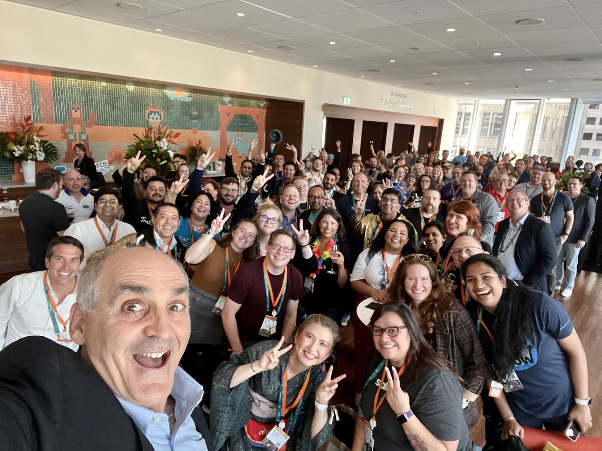 charlieisaacs's tweet photo. The reports of the death of the @Salesforce culture have been greatly exaggerated. 
We are a family. 
We are a community. 
We are strong. https://t.co/E3bAnACqb1