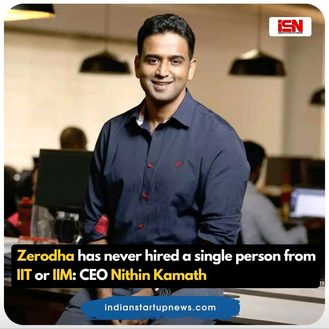 #zerodha #iit #employees #hiring #startups #CEO #iimjob #IIDX #indianstartupnews