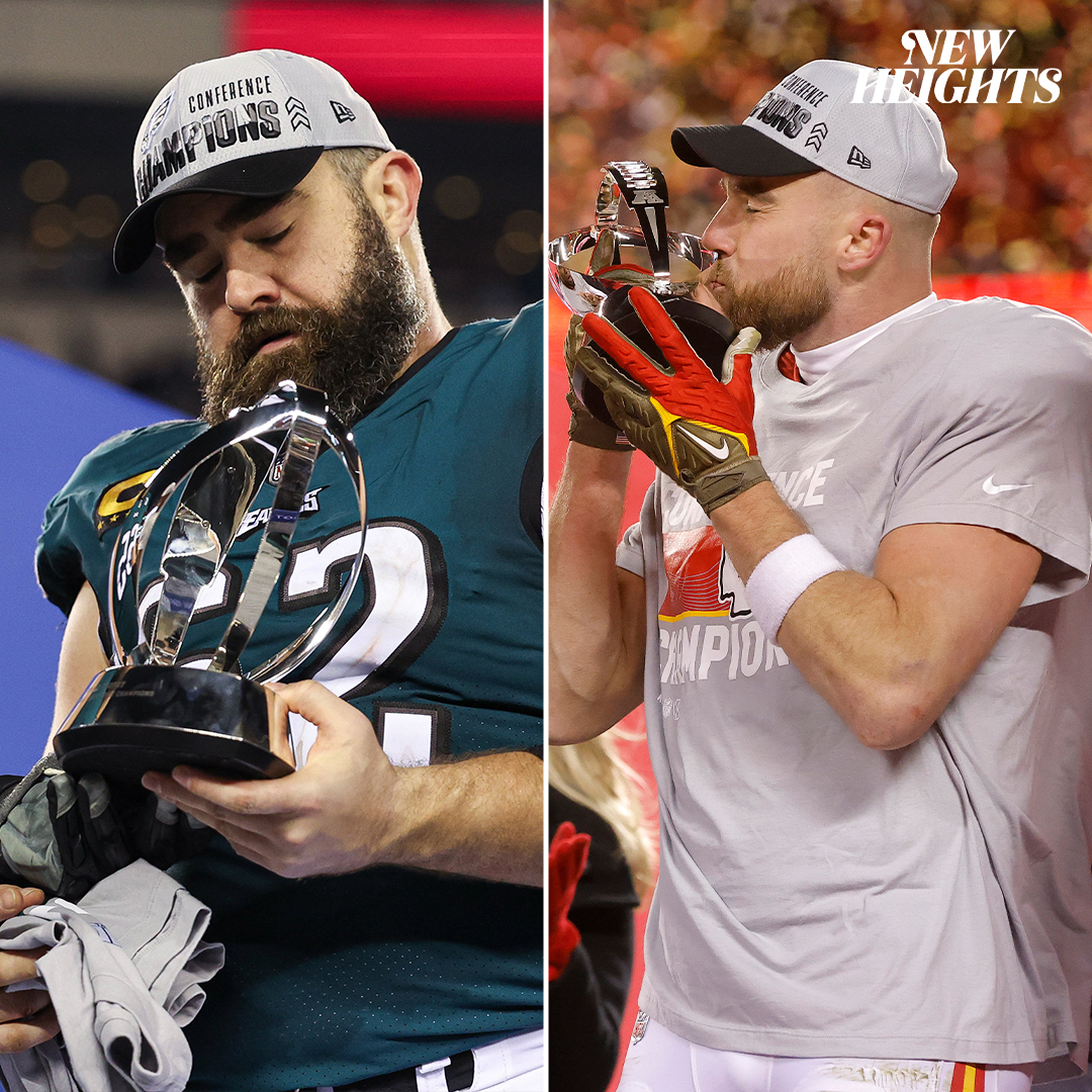 Not bad for a couple of podcasters 👏

<a href="/JasonKelce/">Jason Kelce</a> <a href="/tkelce/">Travis Kelce</a>